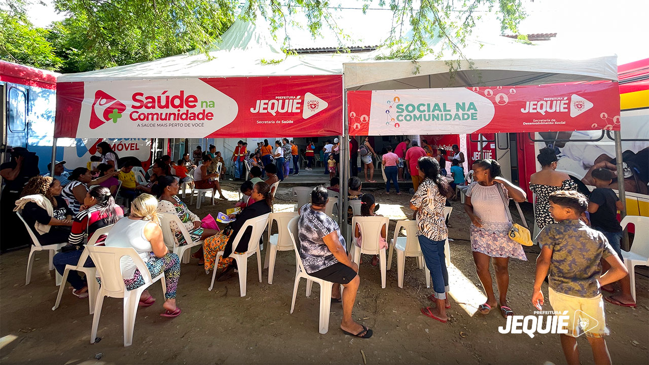 Moradores do Residencial Vida Jequié e Beira Rio foram contemplados com ação social e de saúde da Prefeitura de Jequié